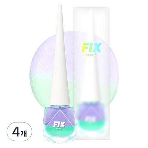 픽스서울 투페이스 큐티클오일, 4개, 8ml