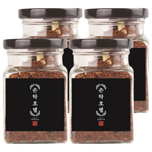 손탁호텔 루이보스오렌지차 보틀 리필, 50g, 1개입, 4개