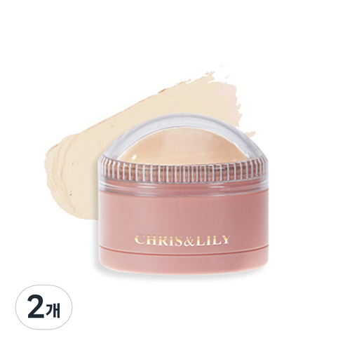 크리스앤릴리 돔 글 블러셔 11g, 내츄럴 하이라이터, 2개