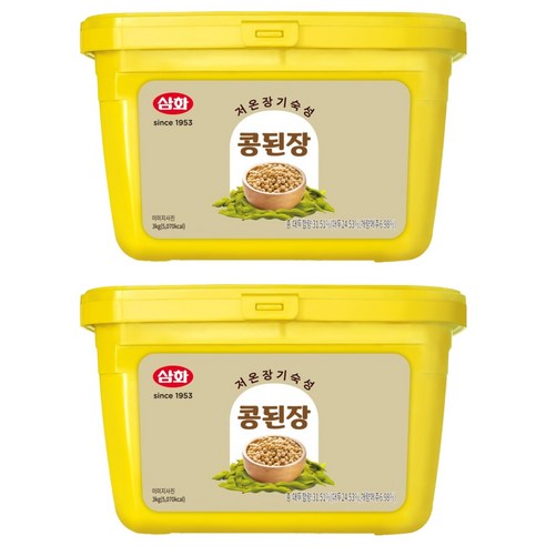 삼화 콩된장, 3kg, 2개