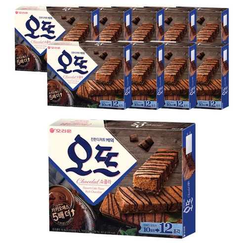오리온 오뜨 쇼콜라 케익, 300g, 10개