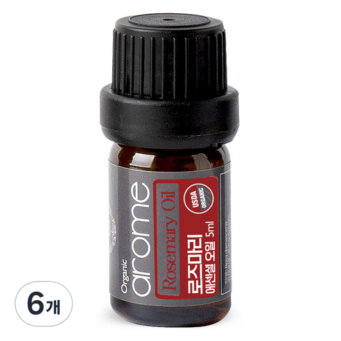 아로므 로즈마리 에션셜 오일, 5ml, 6개