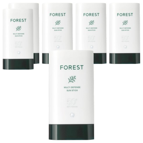 그린핑거 포레스트 멀티 디펜스 선스틱 SPF50+ PA++++, 19g, 6개