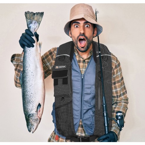 안전과 편안함을 동시에, 폰터스 자동팽창식 구명조끼 PL-3000