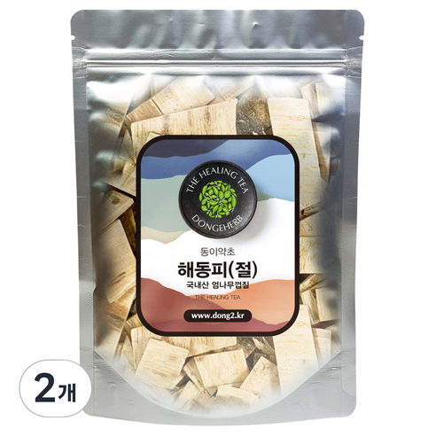 동이약초 국내산 해동피 절 엄나무껍질, 250g, 2개