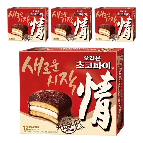 오리온 초코파이, 468g, 4개
