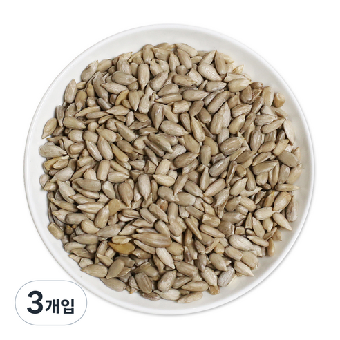 웰넛 자연두레 해바라기씨, 1kg, 3개