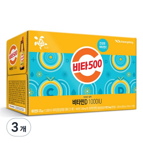 비타500 비타민D 1000 IU 10p, 100ml, 3개