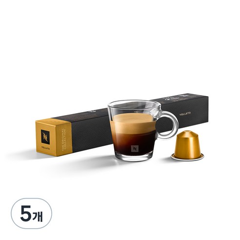 네스프레소 오리지널 에스프레소 볼루토 캡슐커피, 4.5g, 10개입, 5개