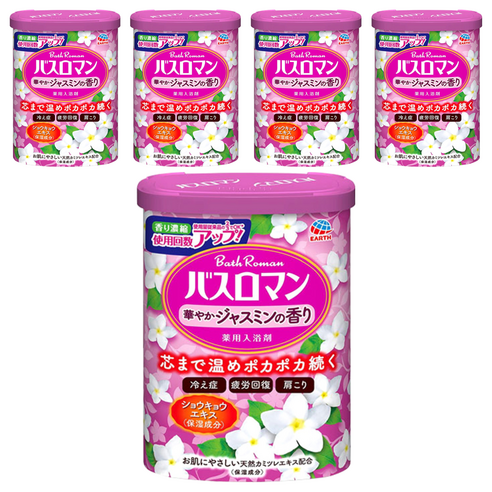 바스로망 입욕제 자스민, 600g, 5개