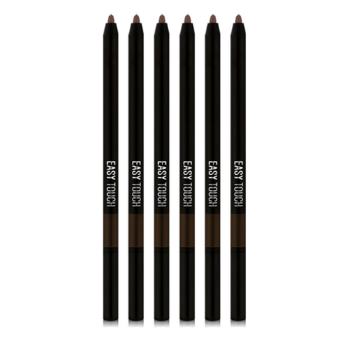 토니모리 이지터치 워터프루프 아이브로우 0.5g, 2호 블랙브라운, 6개