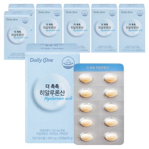 데일리원 더 촉촉 히알루론산 30g, 60정, 7개