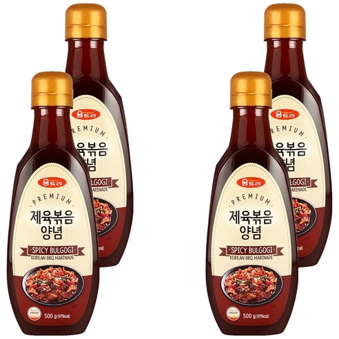 움트리 제육볶음양념, 500g, 4개