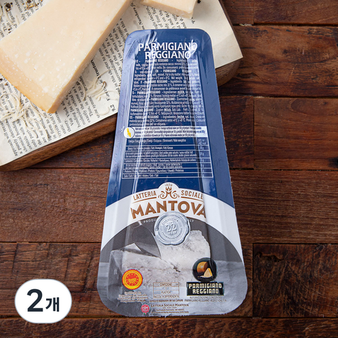 MANTOVA 파르미지아노 레지아노 치즈 22개월 숙성, 200g, 1개입, 2개