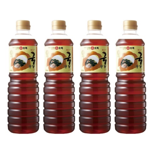 오복 국간장 골드, 900ml, 4개