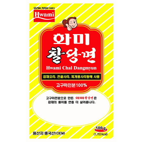 화미_찰당면(A급), 500g, 1개