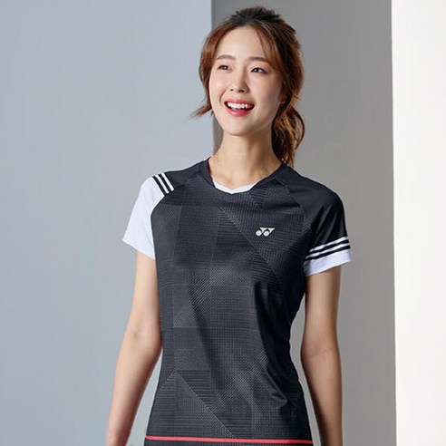 요넥스 여성용 배드민턴 티셔츠 211TS018F