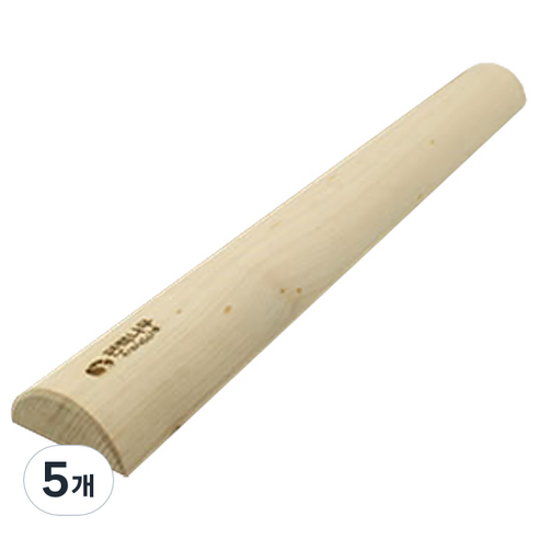 반봉 발지압 무옹이 편백나무 58cm 26-8, 5개, 혼합색상