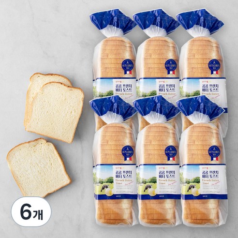 곰곰 프렌치버터 토스트, 840g, 1개입, 6개