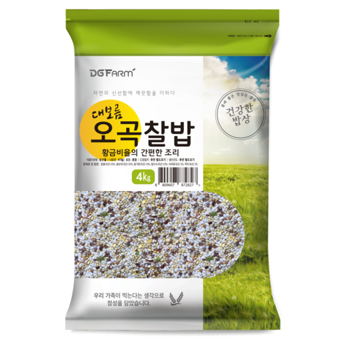 대구농산 황금비율의 간편한 조리 국내산 오곡찰밥, 1kg, 1개 잡곡