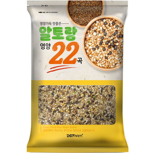 대구농산 알토랑 건강한 혼합 22곡, 2kg, 4개 세트 잡곡