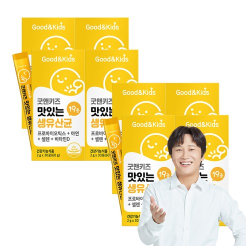 굿앤키즈 맛있는 생유산균, 60g, 8개