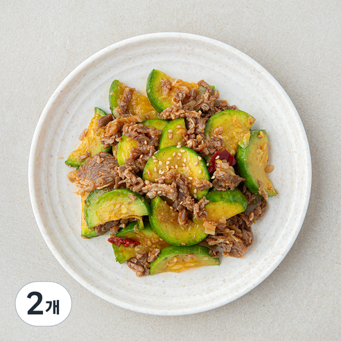 강남밥상 소고기애호박볶음, 150g, 2개