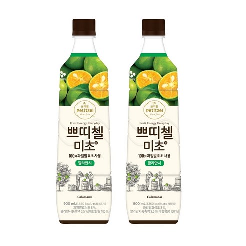 쁘띠첼 미초 깔라만시 식초, 900ml, 6개
