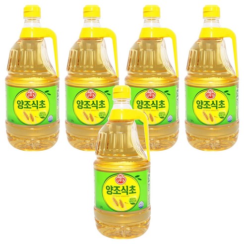 오뚜기 양조식초, 1.8L, 5개