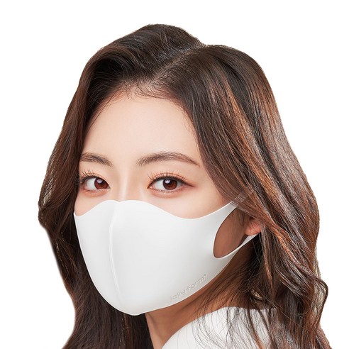 젤리팜 소프트핏 다회용 마스크 화이트 XS, 1개입, 1개