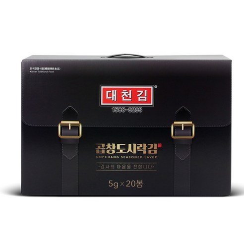 대천김 곱창 도시락김 C720 100g, 9박스