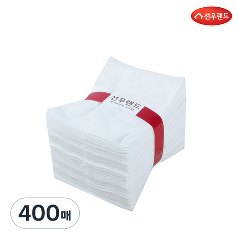 선우랜드 프리미엄 중형 정전기 청소포, 400매