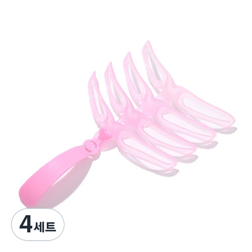 누구나 쉽게 눈썹그리기 가이드 툴 눈썹 정리틀 아이브로우 키트 F형 4종 세트, 4세트