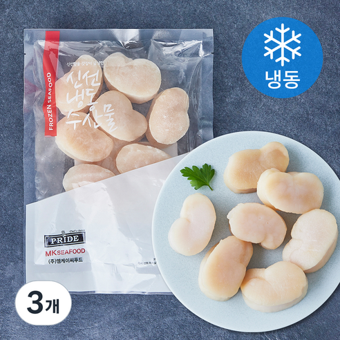 프라이드씨푸드 키조개 관자 6~8미 (냉동), 3개, 300g