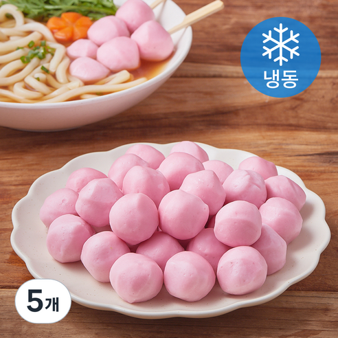 지엔씨푸드 피쉬볼 레드 (냉동), 500g, 5개
