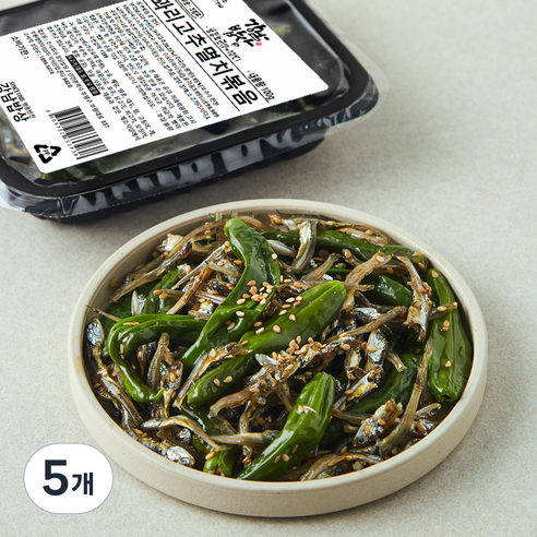 강남밥상 꽈리고추 멸치볶음, 100g, 5개