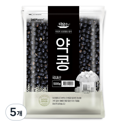 더담은 국산 약콩, 500g, 5개