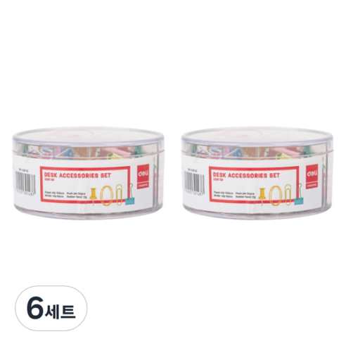 델리 오피스 ACC 소모품 세트 EZ20703, 혼합색상, 6세트