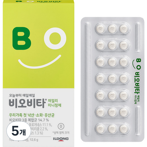 비오비타 패밀리 미니정제 12.6g, 5개
