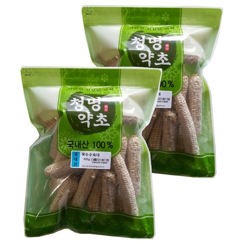 청명약초 옥수수속대, 300g, 2개