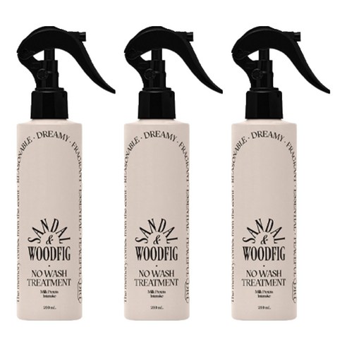 오디드 밀크프로틴 인텐시브 노워시 앰플 헤어트리트먼트 샌달우드피그, 200ml, 3개