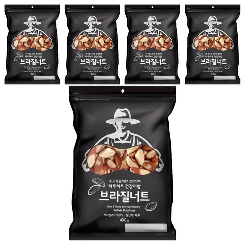 넛츠팜 브라질너트, 400g, 5개