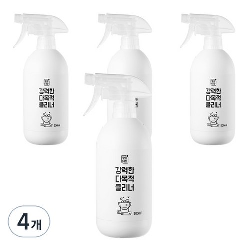 깔끔대장 강력한 다목적클리너, 500ml, 4개