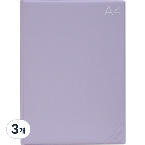 데얼스 도큐먼트 파일홀더 A4, 라벤더, 3개