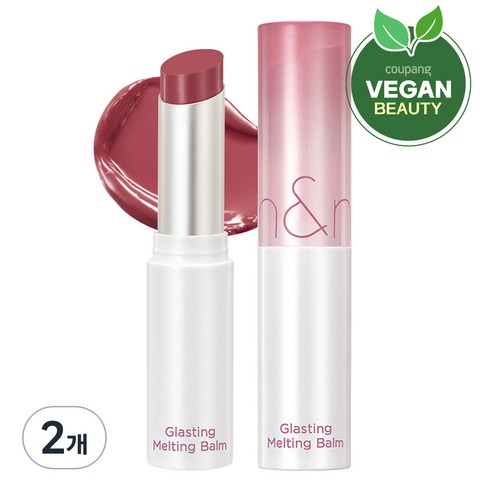 롬앤 글래스팅 멜팅 밤, 07 모브 휩, 3.5g, 2개