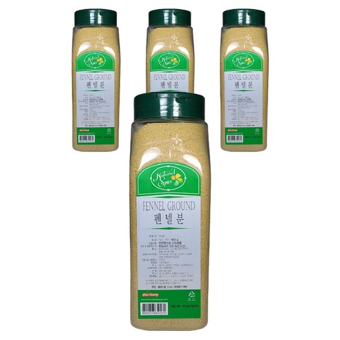 내츄럴스파이스 펜넬분, 400g, 4개