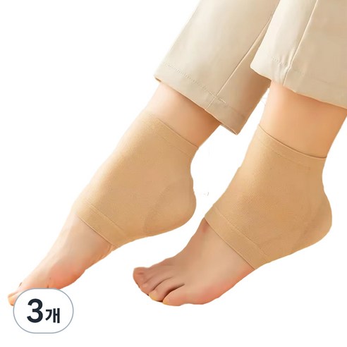 조인메이드 발꿈치 보습 실리콘 패드 스킨, 2개입, 3개