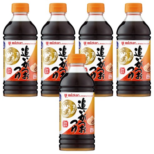 미쯔칸 농축 쯔유, 500ml, 5개