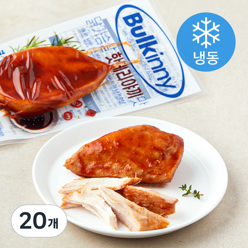 [로켓프레시] 벌키니 닭가슴살 핫데리야끼맛 (냉동), 100g, 1개입, 20개