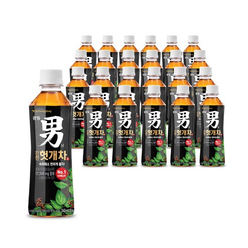 광동 진한 헛개차, 340ml, 24개